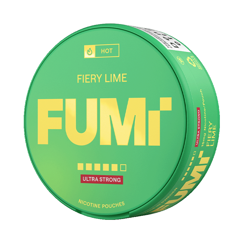 FUMi Fiery Lime 15mg, 5-pakke med nikotinposer