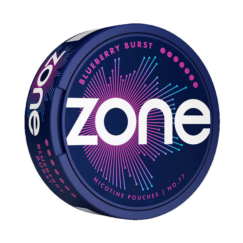 ZONE No77 Blueberry Burst 17mg, 5-pakke med nikotinposer