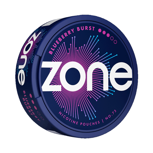 ZONE No73 Blueberry Burst 10mg, 5-pakke med nikotinposer