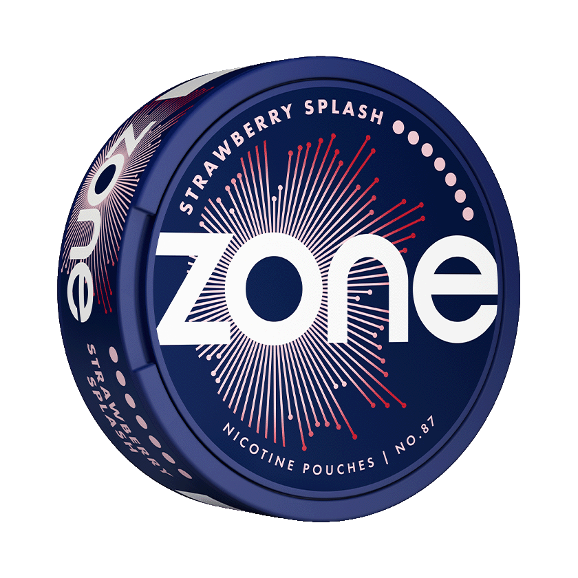ZONE No87 Strawberry Splash 17mg, 5-pakke med nikotinposer