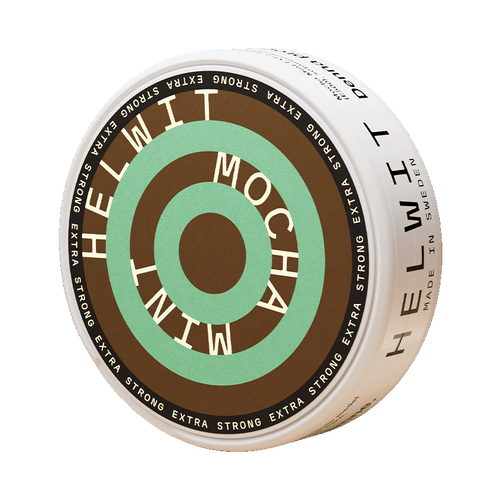 Helwit Mocha Mint Extra Strong 7,5mg, 5-pakke med nikotinposer
