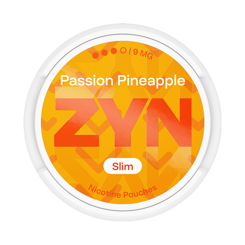 ZYN Passion Pineapple 9mg, 5-pakke med nikotinposer
