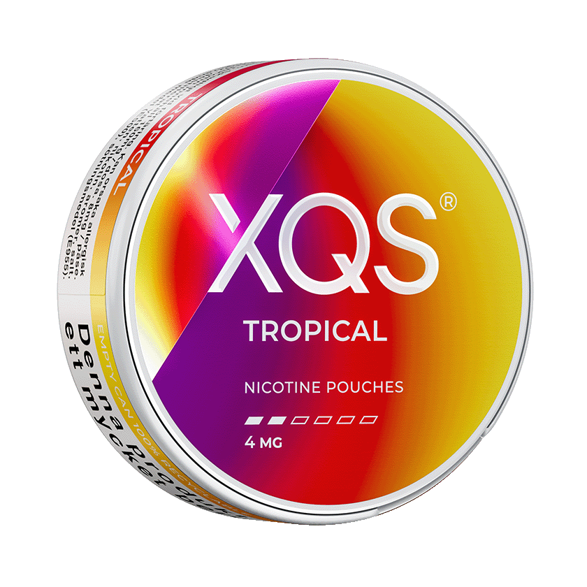 XQS Tropical 4mg, 5-pakke med nikotinposer