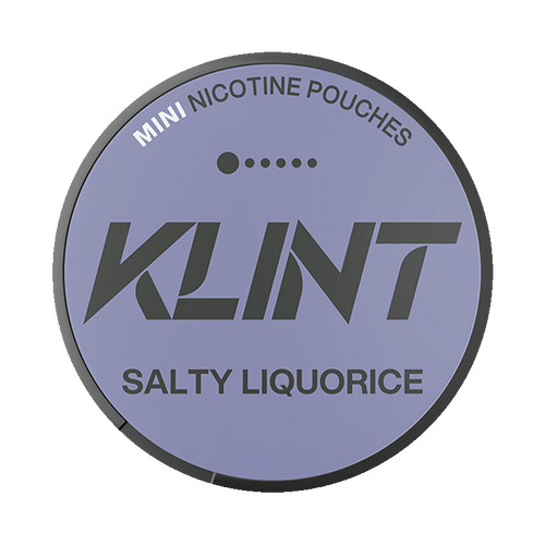 Klint Salty Liquorice Mini 3,2mg, 5-pakke med nikotinposer