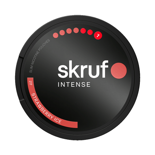 Skruf Intense No.217 Strawberry Ice 17mg, 5-pakke med nikotinposer