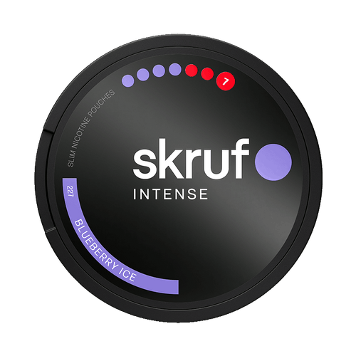 Skruf Intense No.227 Blueberry Ice 17mg, 5-pakke med nikotinposer