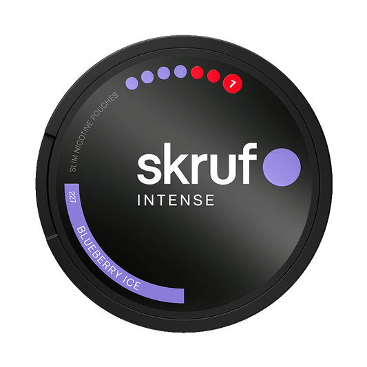 Skruf Intense No.227 Blueberry Ice 17mg, 5-pakke med nikotinposer