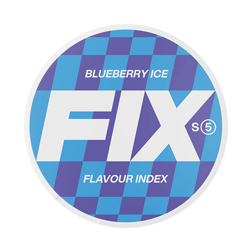 FIX Blueberry Ice 11,5mg, 5-pakke med nikotinposer