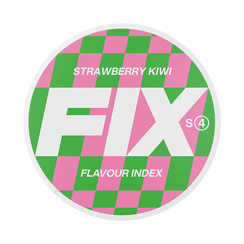 FIX Strawberry Kiwi 9,8mg, 5-pakke med nikotinposer
