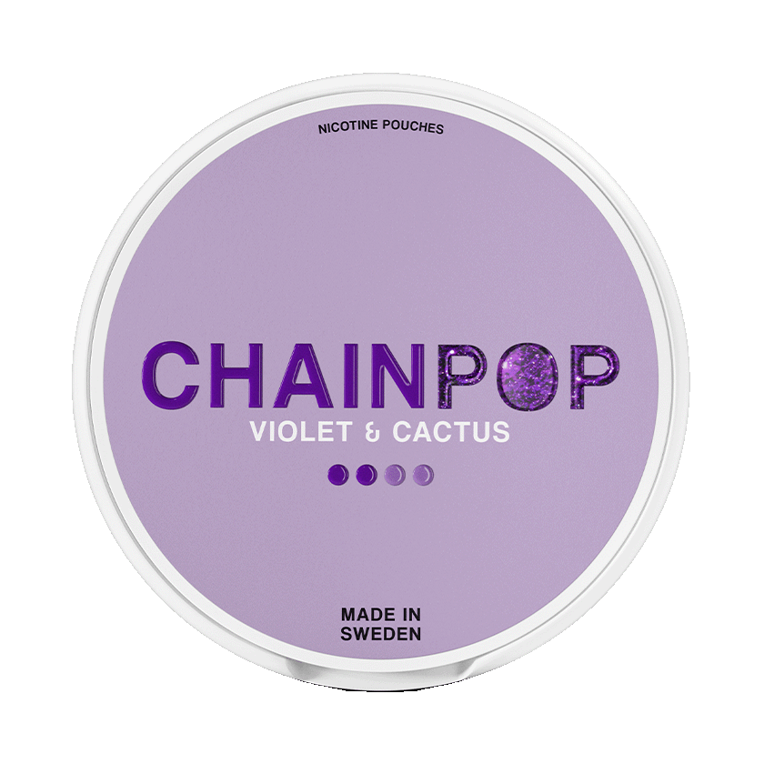 Chainpop Violet & Cactus 5mg, 5-pakke med nikotinposer
