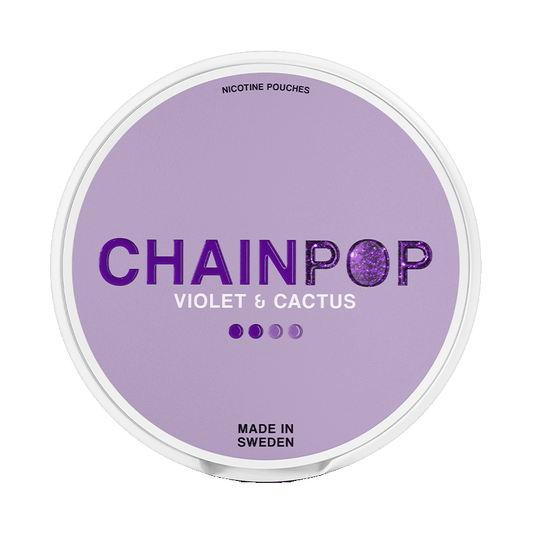 Chainpop Violet & Cactus 5mg, 5-pakke med nikotinposer