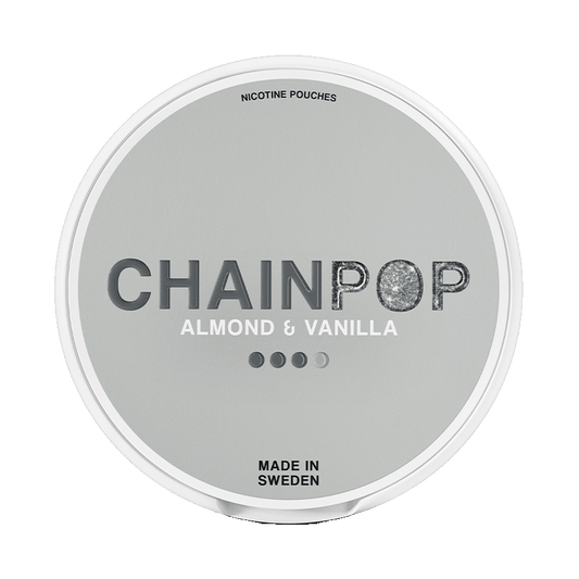 Chainpop Almond & Vanilla 9mg, 5-pakke med nikotinposer