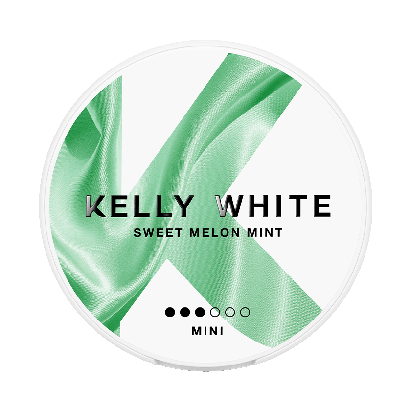 Kelly White Sweet Melon Mint Mini 6mg, 5-pakke med nikotinposer