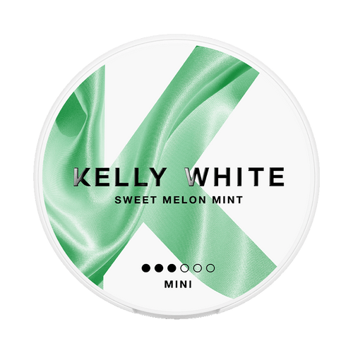 Kelly White Sweet Melon Mint Mini 6mg, 5-pakke med nikotinposer