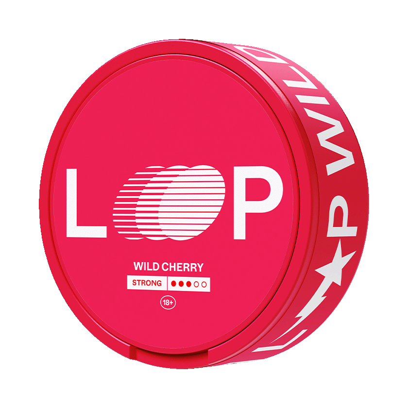 LOOP Wild Cherry 8,9mg, 5-pakke med nikotinposer