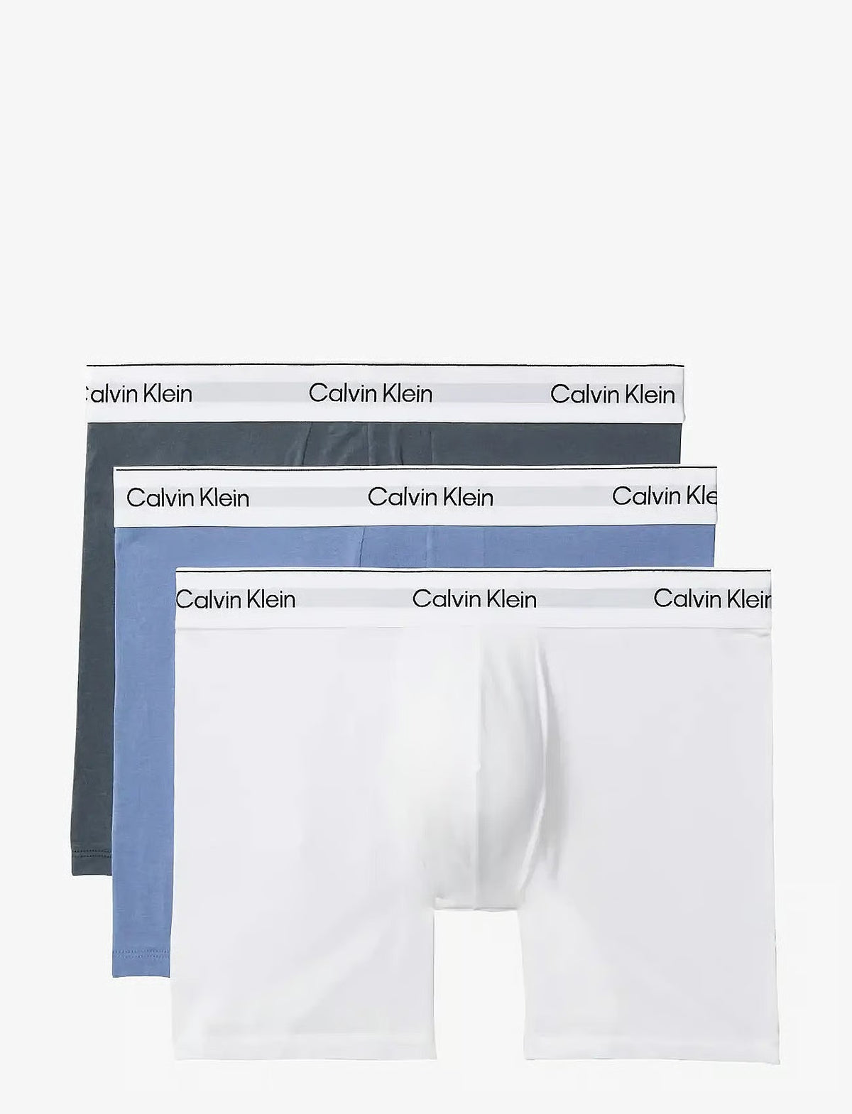 Calvin Klein BOXER BRIEF 3PK herreunderbukser, 3-PACK i hvit blå TULIP TURBULENCE