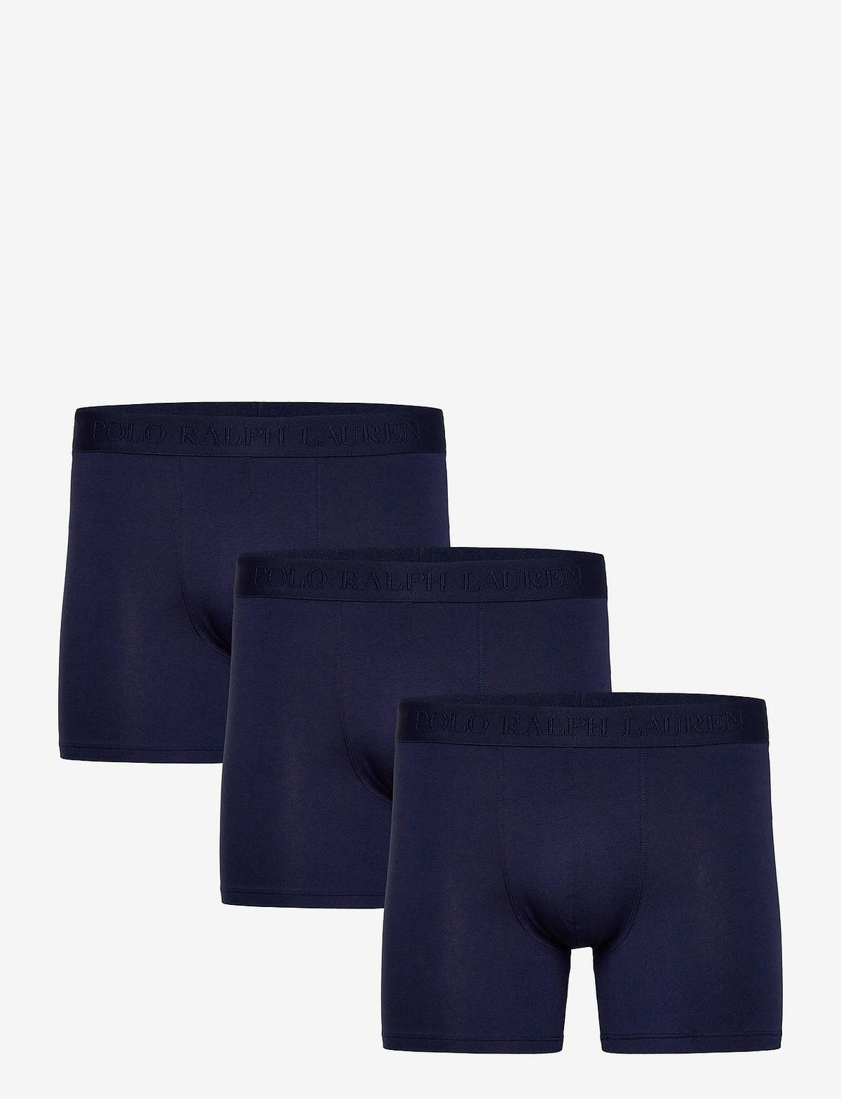 Polo Ralph Lauren Stretch Cotton Boxer Brief 3-Pack herreunderbukser, 3-pack i 3PK marineblå/marineblå/NAV