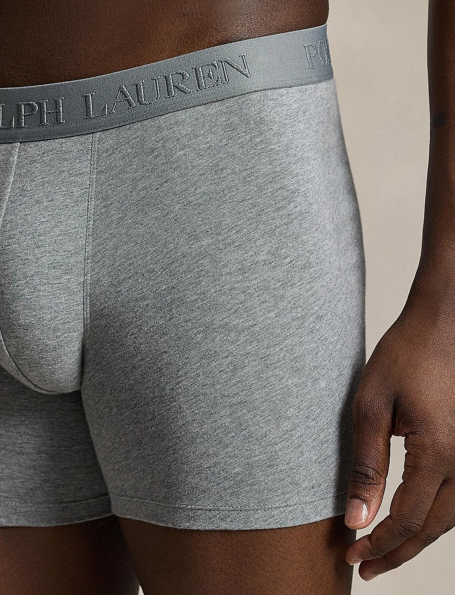Polo Ralph Lauren Stretch Cotton Boxer Brief 3-Pack herreunderbukser, 3-pack
