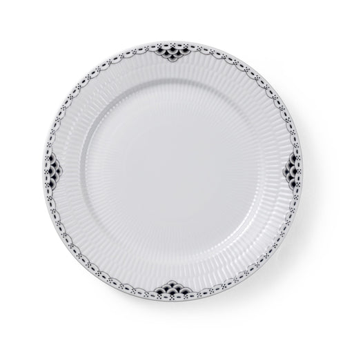 Svart blonde-tallerken, 27 cm