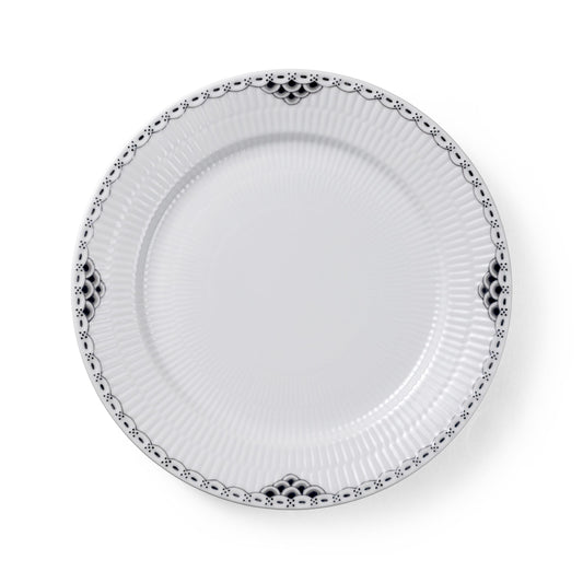 Svart blonde-tallerken, 27 cm