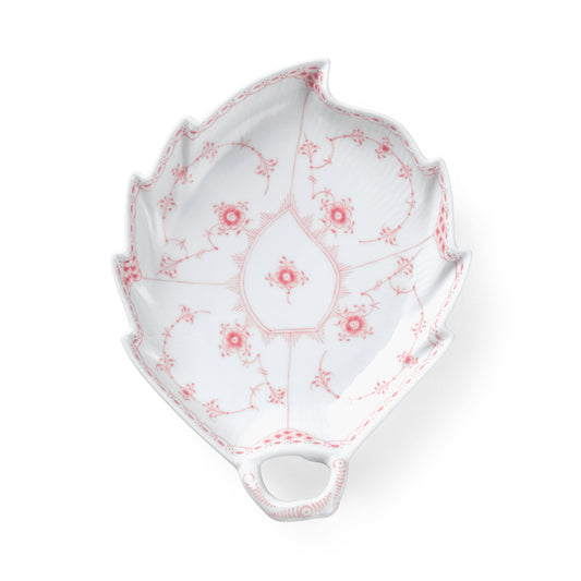 Korall Halvblonde fat, bladformet, 23 cm
