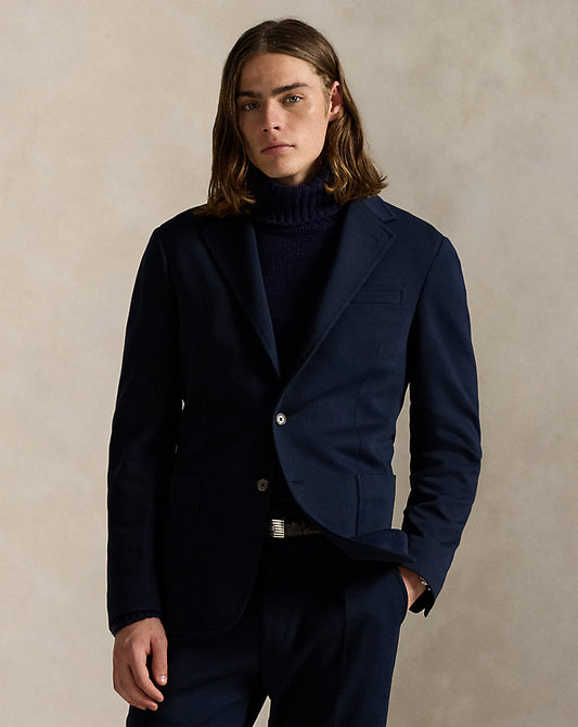 Polo Ralph Lauren Polo Soft Modern Fit Double-Knit Jacket i aviator-marineblå, produktbilde 1
