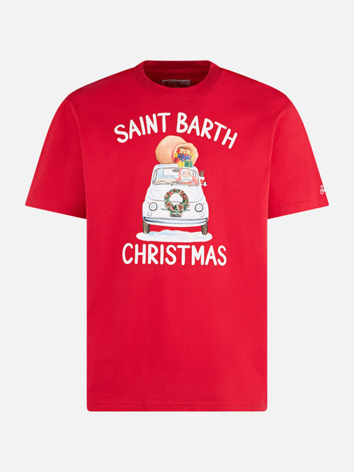 Arnott rød St. Barth Christmas t-skjorte – produktbilde