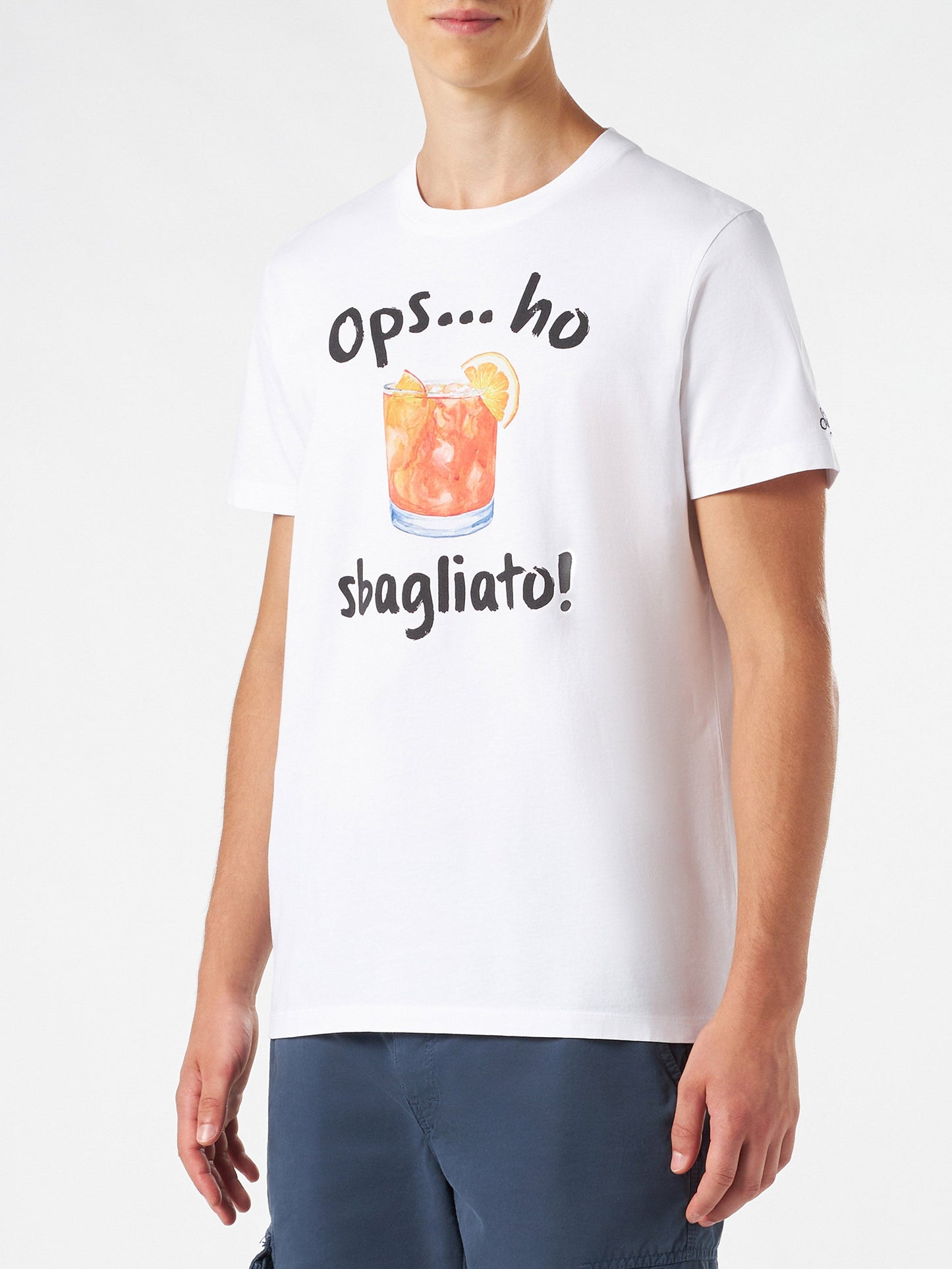 T-skjorte med Sbagliato-print – offisielt produktbilde 2