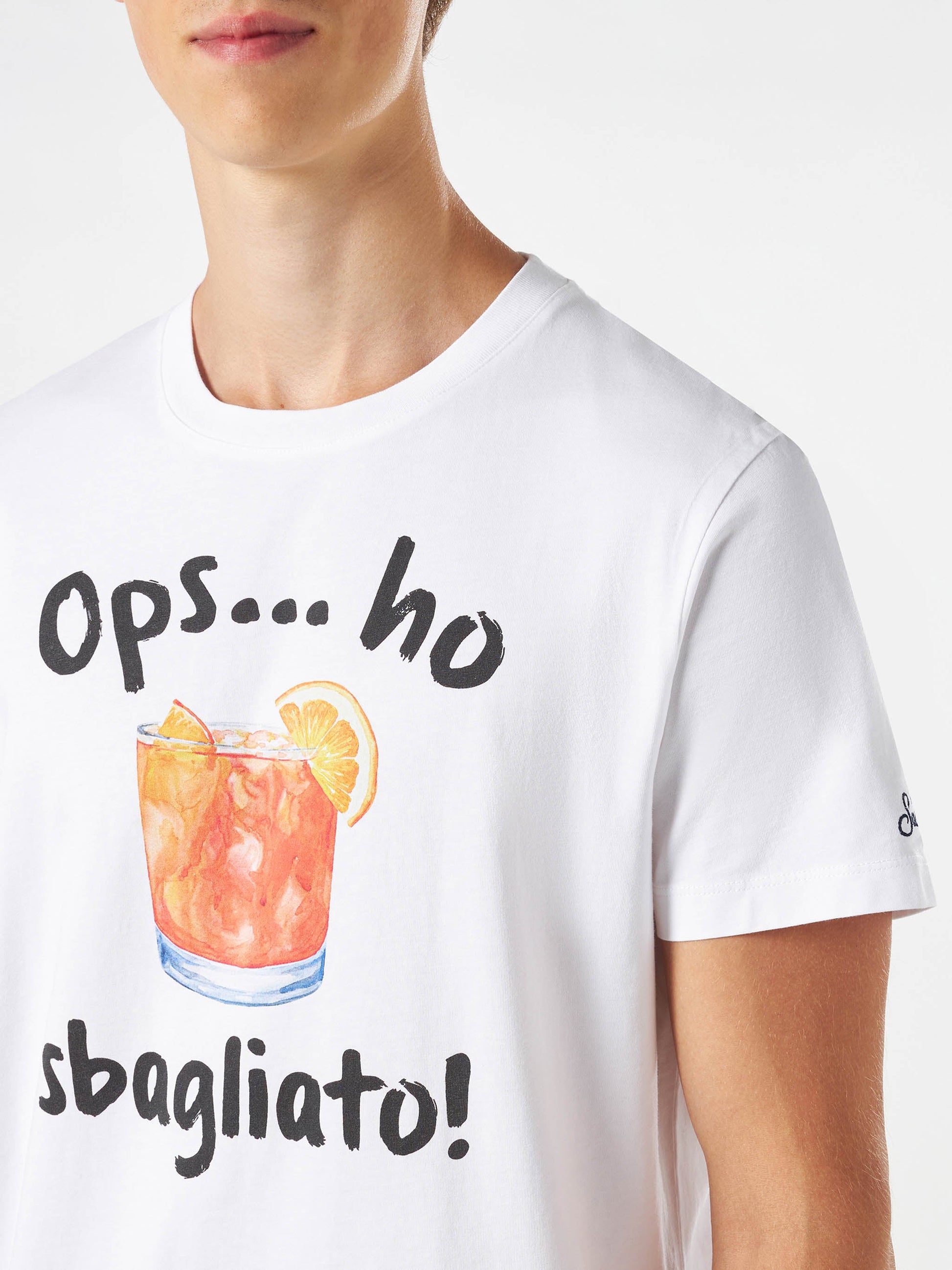 T-skjorte med Sbagliato-print – offisielt produktbilde 3
