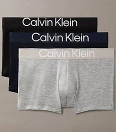 Calvin Klein Modern Cotton 2-Pack Trunks - Grey/Black