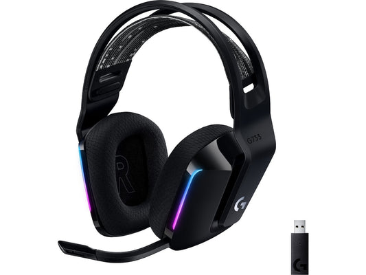 Produktbilde av Logitech G733 LIGHTSPEED Trådløst Gaming Headset (sort) fra Logitech