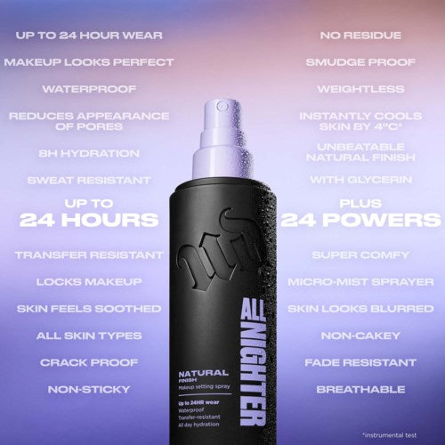 Urban Decay All Nighter Makeup Setting Spray 118 ml fra Urban Decay – offisielt produktbilde 6