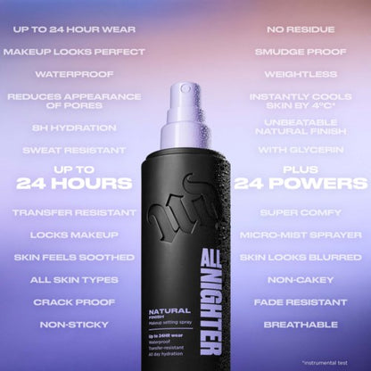 Urban Decay All Nighter Makeup Setting Spray 118 ml fra Urban Decay – offisielt produktbilde 6