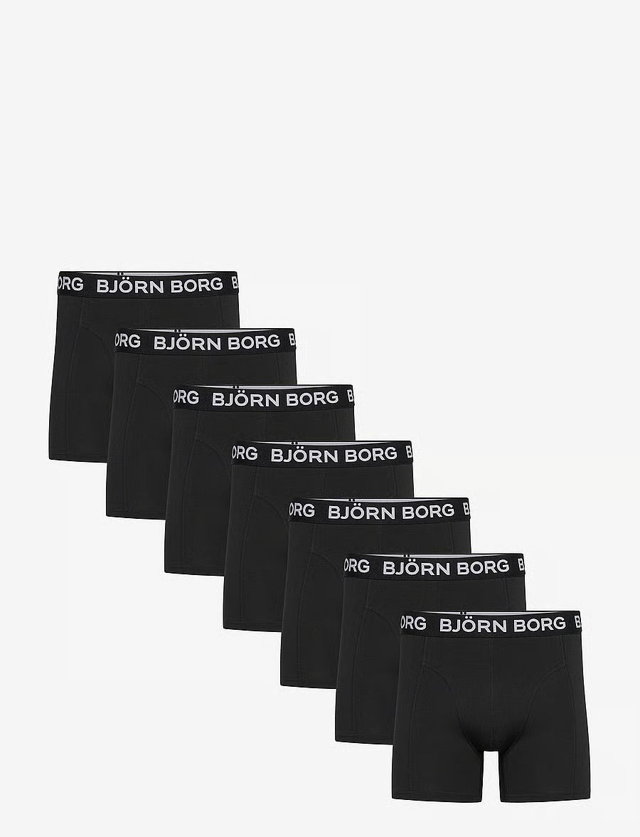 Björn Borg COTTON STRETCH BOXER 7p herreunderbukser, 7-pack