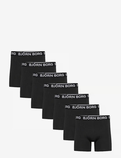 Björn Borg COTTON STRETCH BOXER 7p herreunderbukser, 7-pack