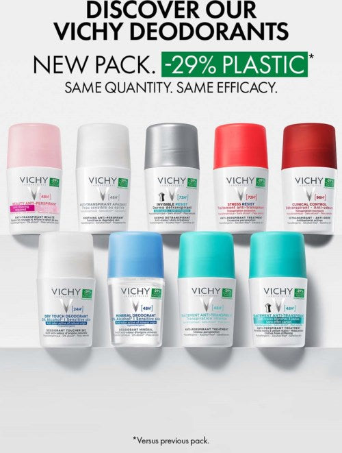 VICHY Anti-Trace antiperspirant deodorant roll-on 48h fra VICHY – offisielt produktbilde 4