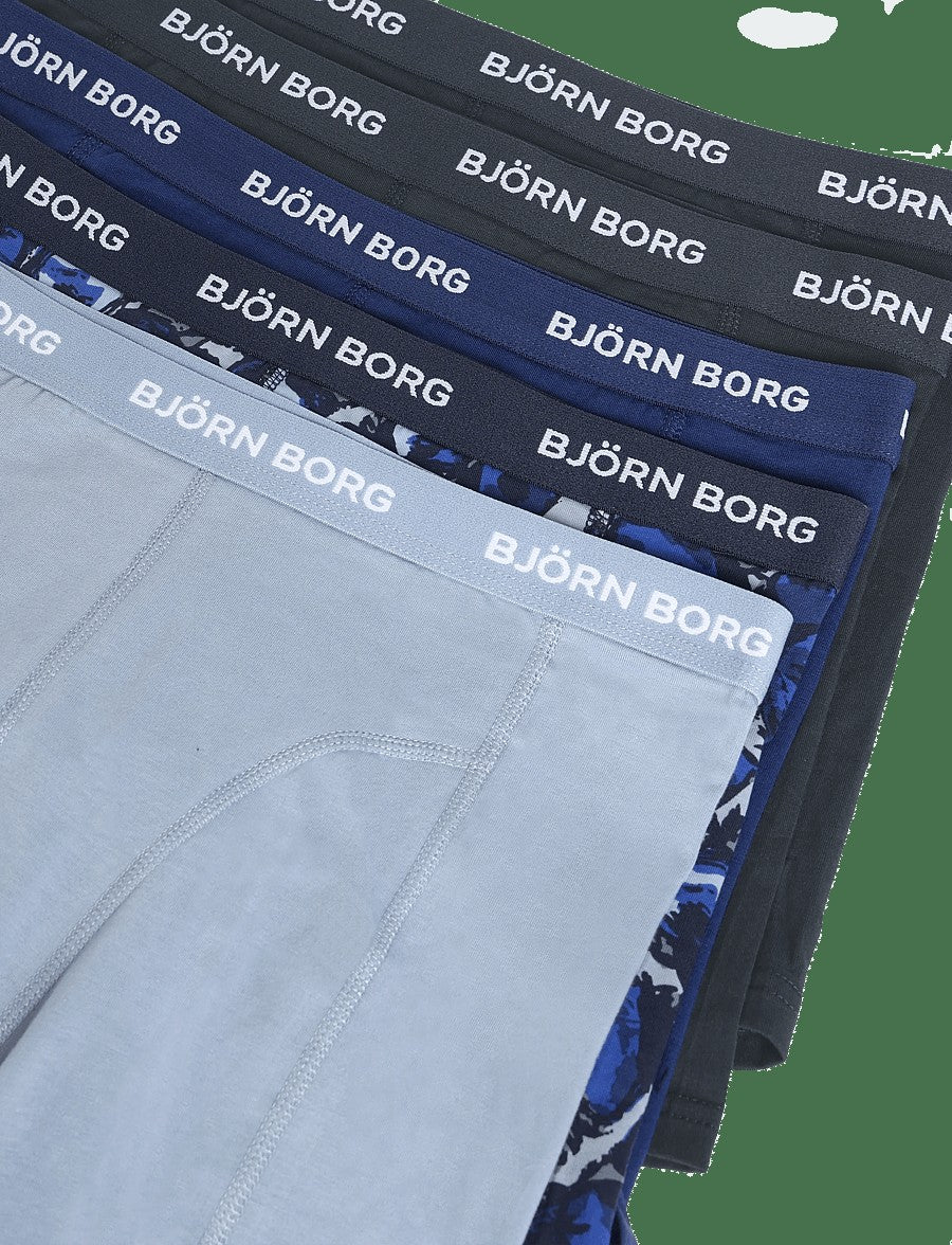 Björn Borg COTTON STRETCH BOXER 5p herreunderbukser, 5-pack