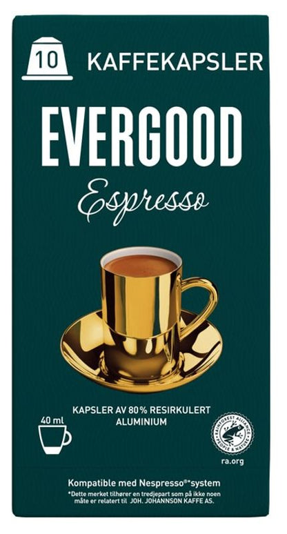 Evergood espresso Nespresso kaffekapsel 100stk – produktbilde 5