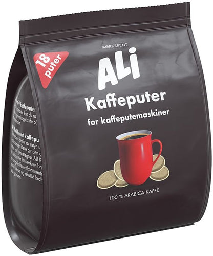 ALI MØRKBRENT KAFFEPUTER 6 poser a' 18stk. Senseo – produktbilde 6