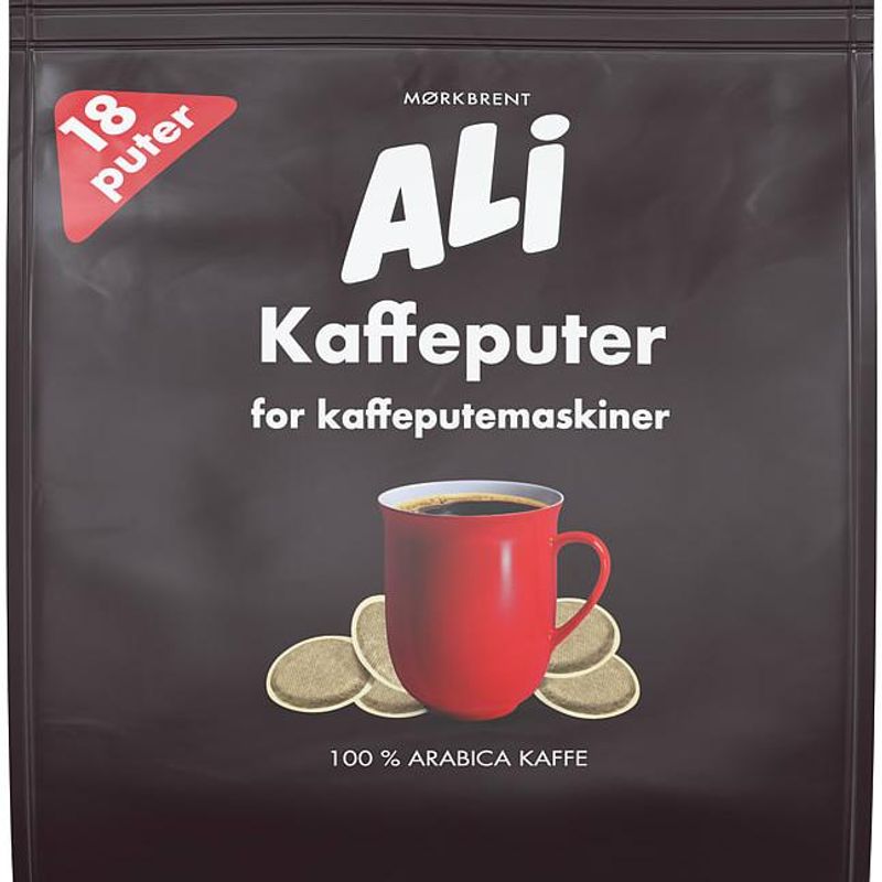 ALI MØRKBRENT KAFFEPUTER 6 poser a' 18stk. Senseo – produktbilde 2