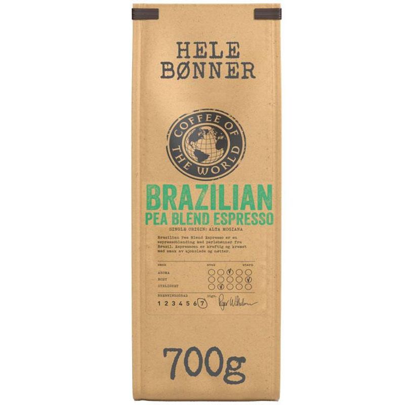 Brazilian peab. Espresso hel 700g cotw – produktbilde 1