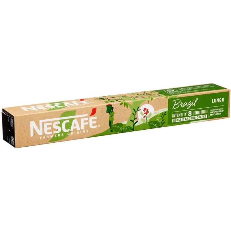 Nescafe Brazil 12 esker a' 10 kapsler Nestle – produktbilde 1