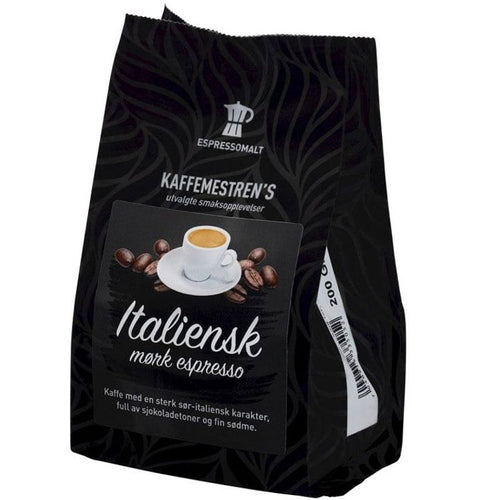 Italiensk espresso mørk kaffemester. 5x200g – produktbilde 1