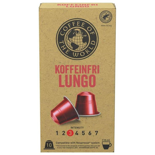 Cotw lungo koffeinfri kapsel 100stk – produktbilde 1