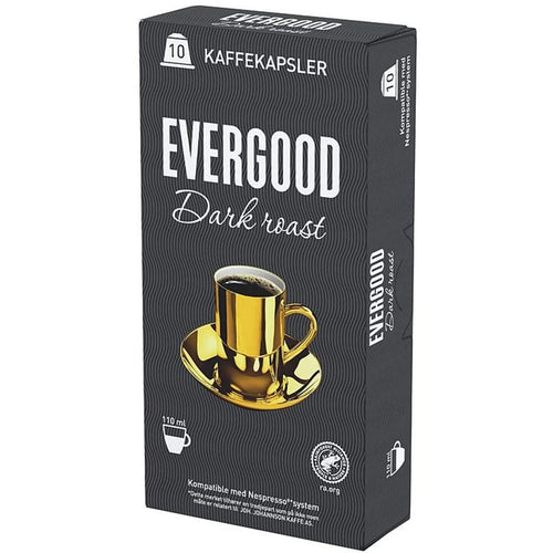 Evergood dark roast kapsel 100 stk kaffe – produktbilde 1