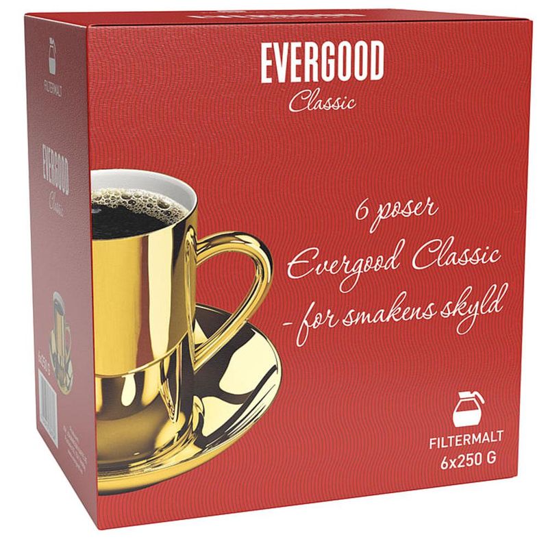 Evergood classic filtermalt 6x250g – produktbilde 1
