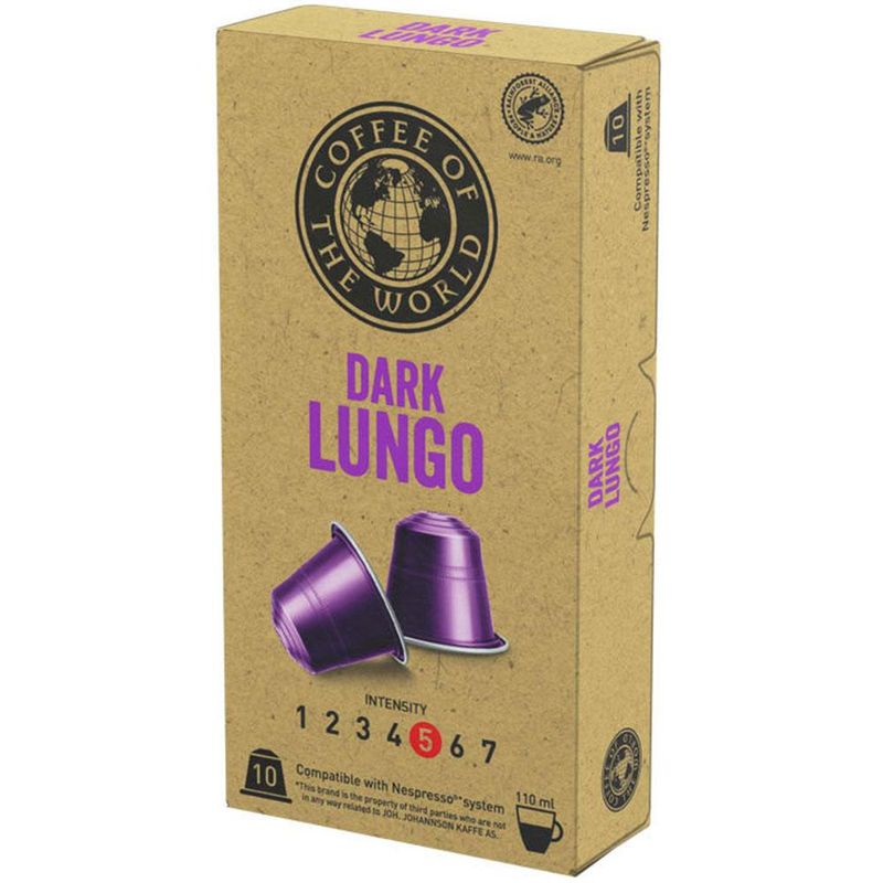 Cotw lungo dark kapsel 100 stk – produktbilde 1