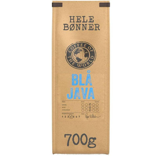 Blå java hele bønner 700g cotw – produktbilde 1