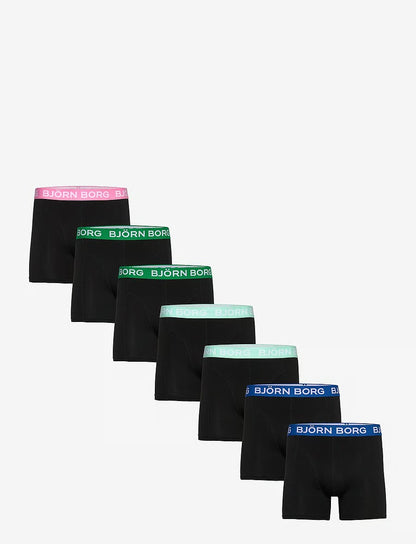 Björn Borg COTTON STRETCH BOXER 7p herreunderbukser, 7-pack