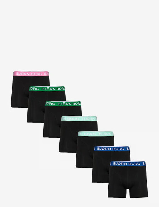 Björn Borg COTTON STRETCH BOXER 7p herreunderbukser, 7-pack